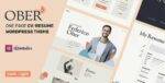 Ober Theme GPL –CV Resume WordPress Theme