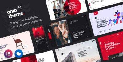 Ohio Theme GPL –Creative Portfolio & Agency WP websites