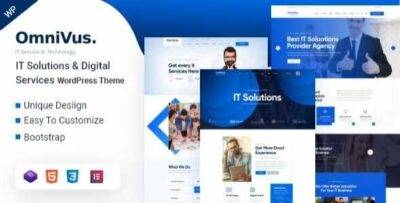 Omnivus Theme GPL –IT Solutions & Services WordPress Theme