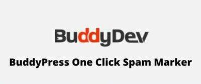 BuddyPress One Click Spam Marker GPL