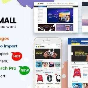 OneMall Theme GPL –eCommerce MarketPlace WooCommerce WordPress Theme (Mobile Layouts Included)
