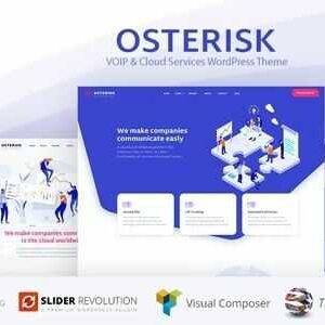 Osterisk Theme GPL –VOIP and Cloud Services WordPress Theme