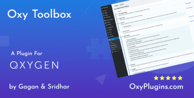 Oxy Toolbox GPL –Oxygen Builder Plugin