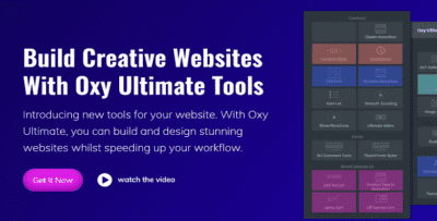 Oxy Ultimate Tools –Addon for Oxygen Builder