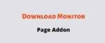Download Monitor Page Addon Extension GPL
