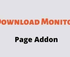 Download Monitor Page Addon Extension GPL