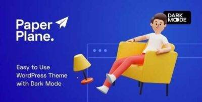 Paper Plane Theme GPL –Modern WordPress Blog Theme