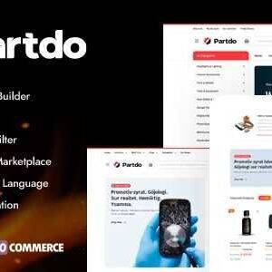 Partdo Theme GPL –Auto Parts and Tools Shop WooCommerce Theme