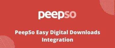 PeepSo Easy Digital Downloads Integration GPL