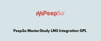 PeepSo MasterStudy LMS Integration GPL