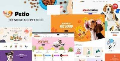 Petio Theme GPL –Pet Store WooCommerce WordPress Theme