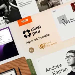 Pixelpiernyc Theme GPL –Portfolio Creative Agency Freelancer WordPress