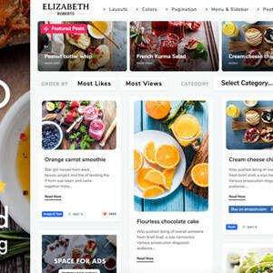 Pluto Theme GPL –Clean Personal WordPress Masonry Blog Theme