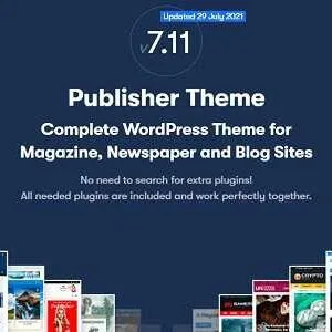 Publisher Theme – Magazine Blog Newspaper and Review