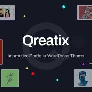 Qreatix Theme GPL –Interactive Portfolio WordPress Websites