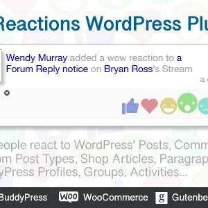Reactions WordPress Plugin GPL