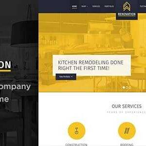 Renovation Theme GPL –Construction Company Theme
