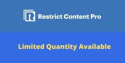 Restrict Content Pro Limited Quantity Available GPL