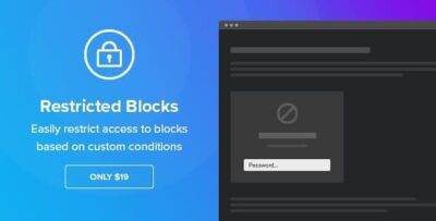 Restricted Blocks GPL –WordPress Plugin