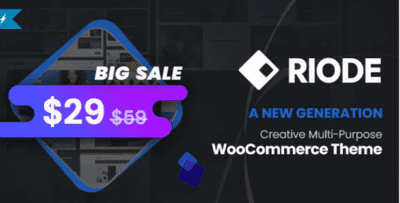 Riode Theme GPL –Multi-Purpose WooCommerce Websites
