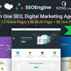 SEO Engine GPL  – Digital Marketing Agency WordPress Theme