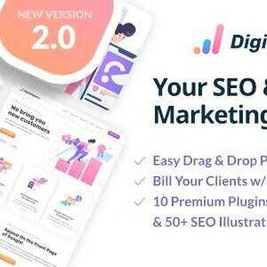 SEO WP Theme GPL –Digital Marketing Agency WordPress Theme