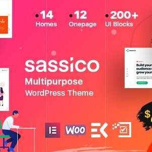 Sassico Theme GPL –Multipurpose Saas Startup Agency WordPress Websites
