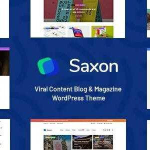 Saxon Theme GPL –Viral Content Blog & Magazine Marketing WordPress Theme