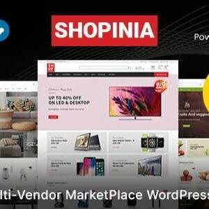 Shopinia Theme GPL –Multipurpose WooCommerce Theme