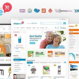 ShopMe Theme GPL –Multi Vendor Woocommerce WordPress Websites