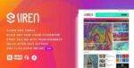 Siren Theme GPL –News Magazine Elementor WordPress Theme