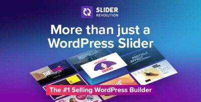 Slider Revolution GPL –Responsive WordPress Plugin