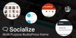 Socialize Theme GPL –Multi-Purpose BuddyPress Theme