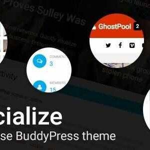 Socialize Theme GPL –Multi-Purpose BuddyPress Theme