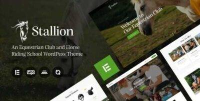 Stallion Theme GPL –An Equestrian Club and Horse Riding School WordPress Theme