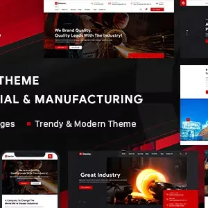 Steeler Theme GPL –Industrial & Manufacturing WordPress Theme