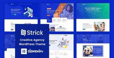 Strick Theme GPL –Creative Agency WordPress Websites