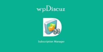 wpDiscuz Subscription Manager