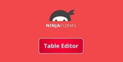 Ninja Forms Table Editor –GPL Extension