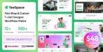 TeeSpace Theme GPL –Print Custom T-shirt Designer WordPress theme