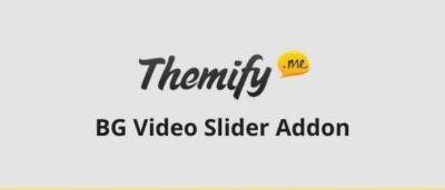 Themify Builder BG Video Slider Addon GPL