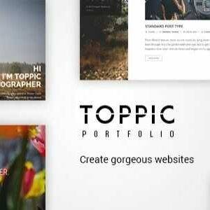TopPic Theme GPL –Portfolio Photography Theme