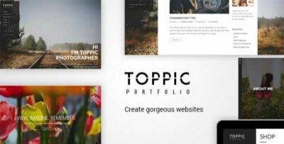 TopPic Theme GPL –Portfolio Photography Theme
