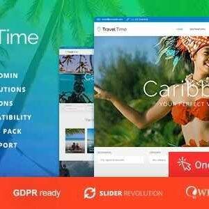 Travel Time Theme GPL –Tour and Hotel WordPress Theme