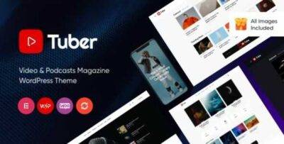Tuber Theme GPL –Video Blog & Podcast WordPress Theme