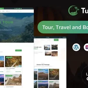 Turio Theme GPL –Tour and Travel WordPress Theme Tourism Agency