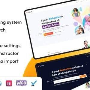 Tuturn Theme GPL –Online Tutors MarketPlace WordPress Theme