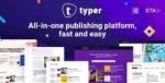 Typer Theme GPL –Amazing Blog and Multi Author Publishing Theme