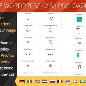 Ultimate WordPress Preloader GPL –99 CSS3 Preloaders