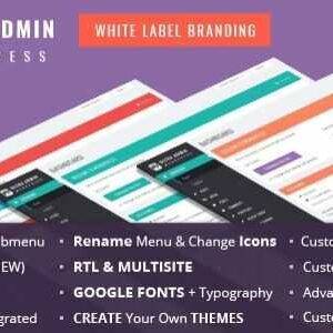 Ultra WordPress Admin Theme GPL